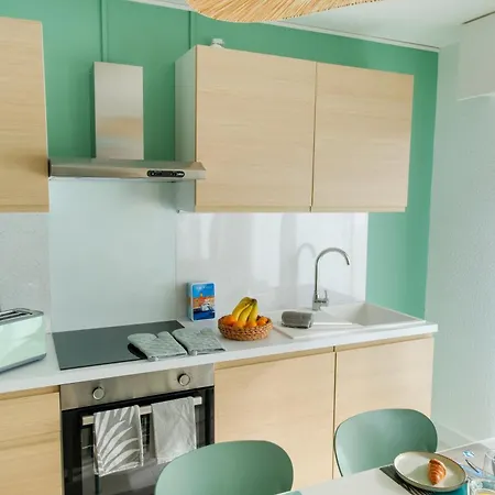 Lägenhet T2 Renove Premium - Parking Prive - Clim - 300 M - Wifi - Balcon